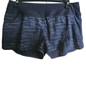 Black and Gray Mini Athletic Short with Pocket Size Medium